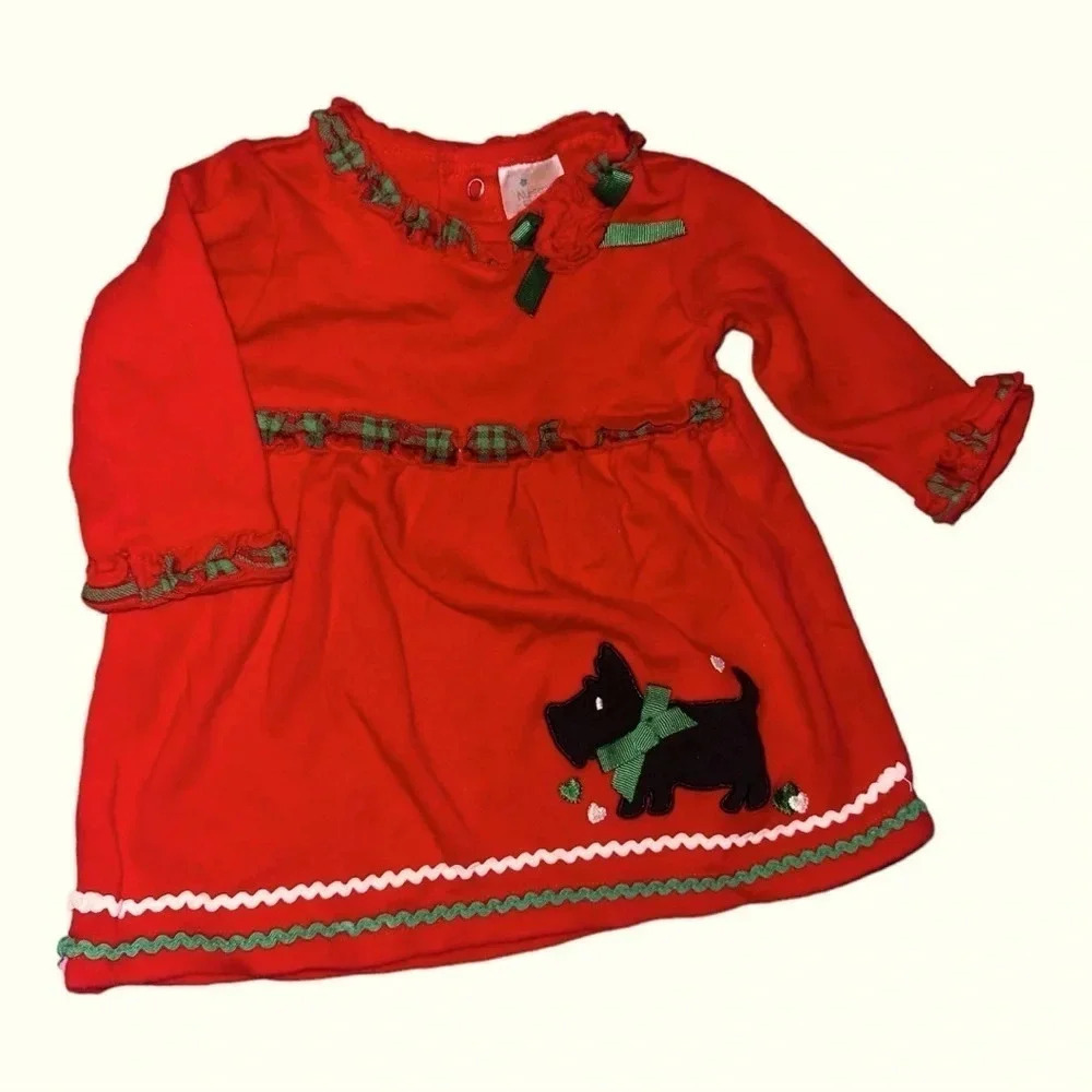 Nursery rhyme holiday dress. Size 6 months